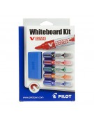 Whiteboard Kit 5 markers + 1 Sponge