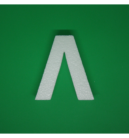 Polystyrene Letter 10cm - Λ