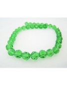 Beads on String 8mm Clear Green