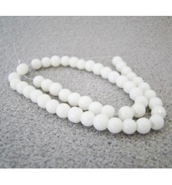Beads on String 6mm White