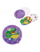 Circular Work Tray for Pattern Blocks