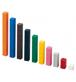 Plastic Number Sticks Cuisenaire® 250pcs