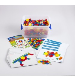 Plastic Pattern Blocks 1500pcs Classroom Set - EDX