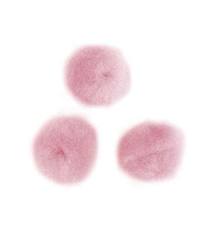Pom poms 7mm Ροζ  70pcs