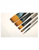 Paint Brush Set 5 pcs Flat - Mont Marte