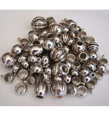 Pandora Silver Round Ball - Various