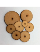 MDF Wheels - Laser Cut