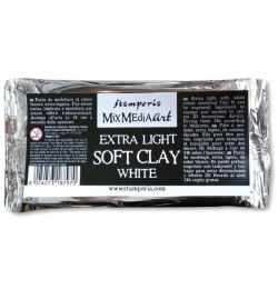 Soft Clay 160 gr. White - Stamperia