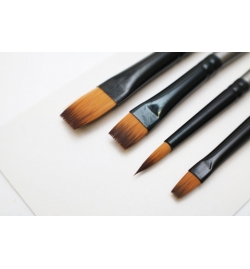 Paint Brush Set 4pcs Acrylic - Mont Marte