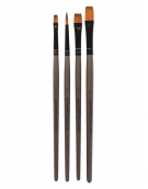 Paint Brush Set 4pcs Acrylic - Mont Marte