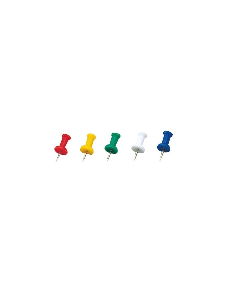 Push Pins Colored 100pcs