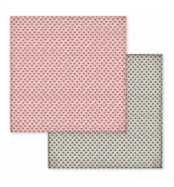 Scrapbooking paper double face "Texture playing cards" - Stamperia