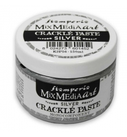 Mix Media Crackle Paste 150ml Silver - Stamperia