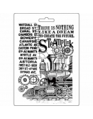 Καλούπι εύκαμπτο 14.8x21cm (A5) "Steampunk Train" - Stamperia