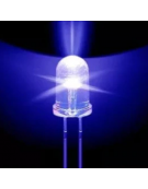 Led 5mm Clear - Blue (5000mcd)