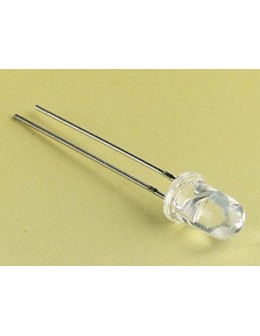 Led 5mm Clear - Κίτρινο (5000mcd)