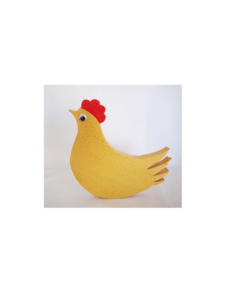 Polystyrene hen flat 15x12x2cm