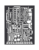 Stencil 15x20cm 0.5mm "Circuit board" by Antonis Tzanidakis - Stamperia