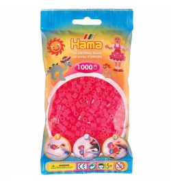 Hama bag of 1000 - Neon Pink