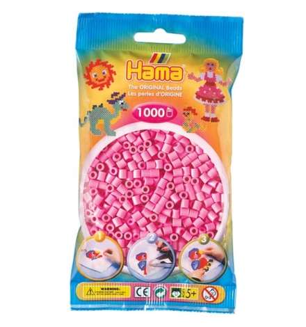 Hama bag of 1000 - Rose Pink