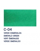 Διάφανη μπογιά La Pajarita 50ml - Πράσιον Emerald
