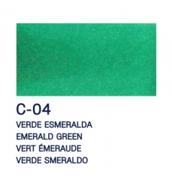 Διάφανη μπογιά La Pajarita 50ml - Πράσιον Emerald