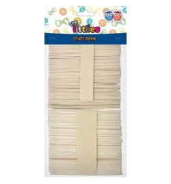 Wooden Lolly Sticks 100pcs - Littlies