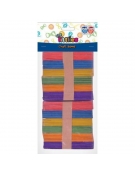 Wooden Lolly Sticks Colored 100pcs - Littlies