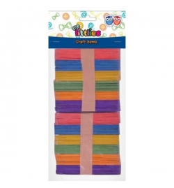 Wooden Lolly Sticks 100pcs - Littlies