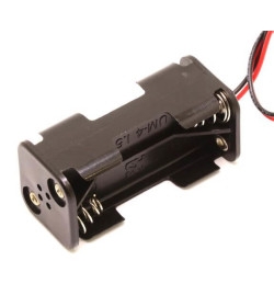 Battery Holder 4 x AA Square - Leads