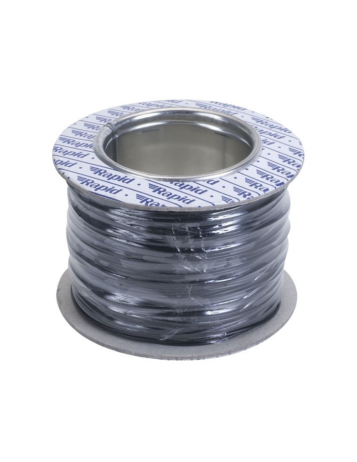Μονόκλωνο Καλώδιο 1/0.6mm Μαύρο 100m