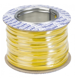 Single Wire 1/0.6mm - Yellow