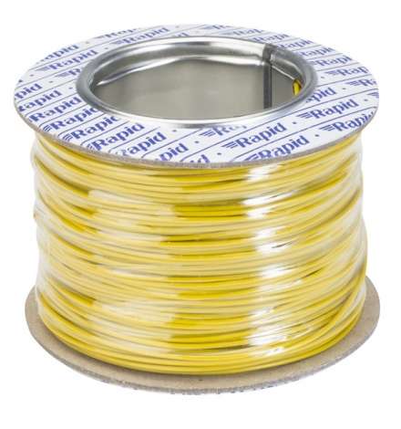Single Wire 1/0.6mm - Yellow
