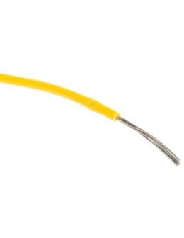 Stranded Hook-Up Wire 7/0.2mm Yellow 100m Spool