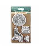 Stamp HD 10x16.5cm "Cosmos wolf" - Stamperia