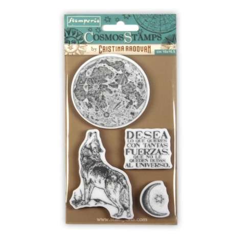 Stamp HD 10x16.5cm "Cosmos wolf" - Stamperia