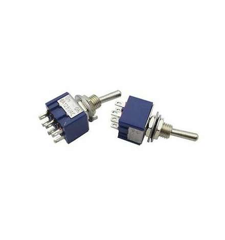 Set Toggle Switches 6P  ON-ON  DPDT  25pcs
