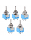 Set Toggle Switches 6P  ON-OFF-ON  DPDT  25pcs