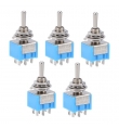 Set Toggle Switches 6P  ON-OFF-ON  DPDT  25pcs
