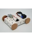 Car chassis with Pulleys  using Techcard