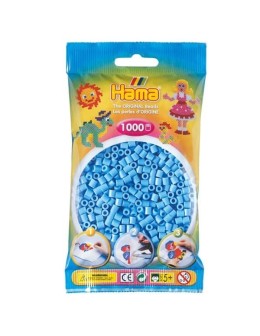 Συσκευασία με 1000 beads - Παστέλ Μπλε