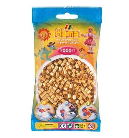 Hama bag of 1000 - Gold