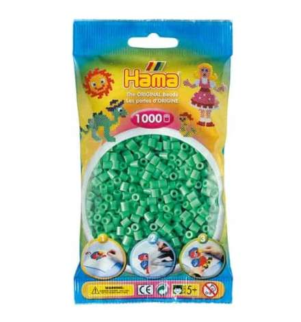 Συσκευασία με 1000 beads - Πράσινο ανοικτό