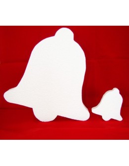 Polystyrene Bell Flat 15x14x2cm