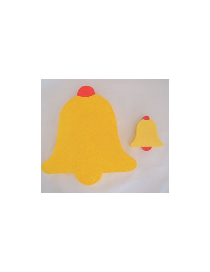 Polystyrene Bell Flat 15x14x2cm