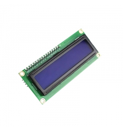 Οθόνη LCD Module  16x2 Ψηφίων με διεπαφή IIC/I2C/TWI/SP​​I - Μπλε