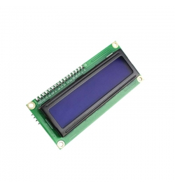 LCD Display Module 16x2 Digits with IIC/I2C/TWI/SP​​I Interface - Blue