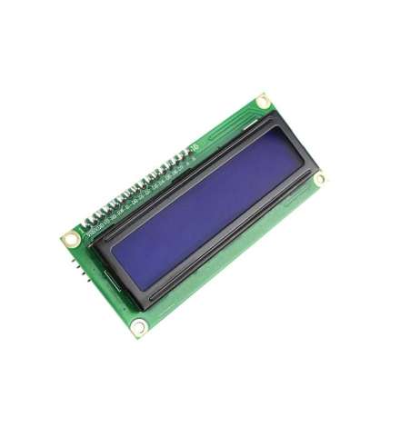 Οθόνη LCD Module  16x2 Ψηφίων με διεπαφή IIC/I2C/TWI/SP​​I - Μπλε