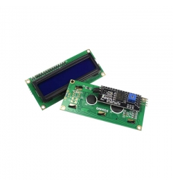 LCD Display Module 16x2 Digits with IIC/I2C/TWI/SP​​I Interface - Blue