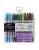 Μαρκαδόροι / Πινέλα Duo Markers 24pcs - Mont Marte